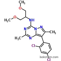 8-(2,4-dichlorophenyl)-N-(1,3-dimethoxypropan-2-yl)-2,7-dimethylpyrazolo[5,1-f][1,3,5]triazin-4-amine